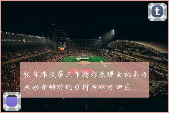 张佳玮谈第三节精彩表现麦凯恩与米切尔的对比分析与双方回应